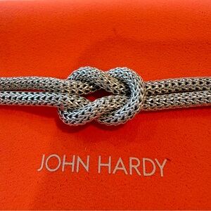 John Hardy Silver Love Knot Necklace